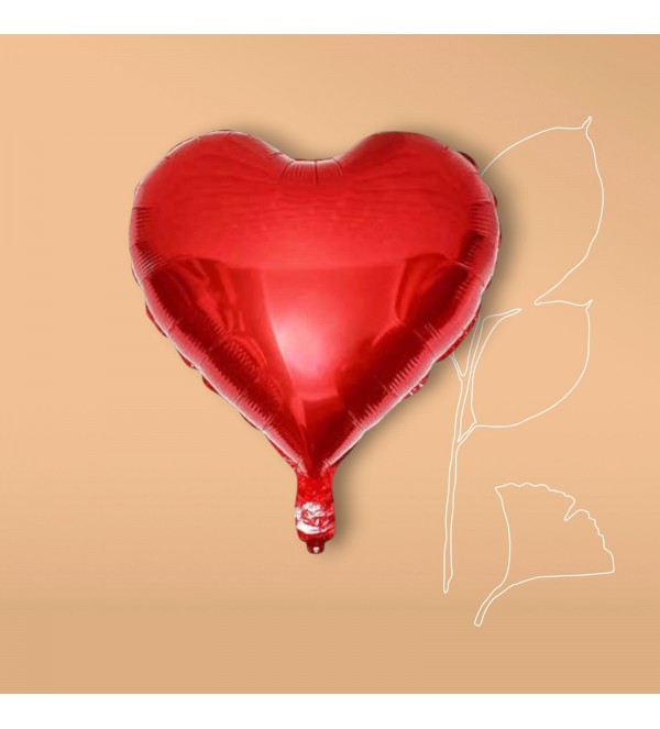 Kalp Folyo Balon (Ek Ürün Olarak Satılır)